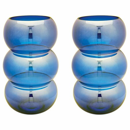 DIMOND Cobalt Blue Cobalt Ring Votive - set Of 2 464075/s2